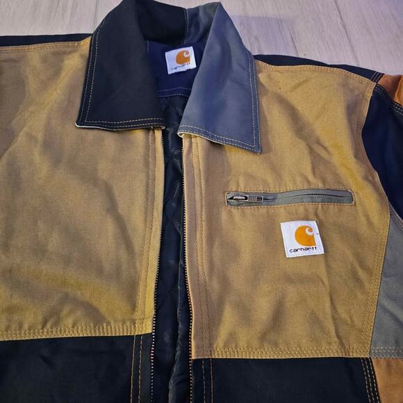 Carhartt Rework Multi-Color Patchwork Detroit Jacket - Picture 2 of 9